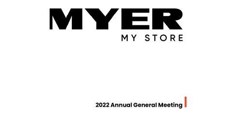 Myer Investor and Media Centre.
